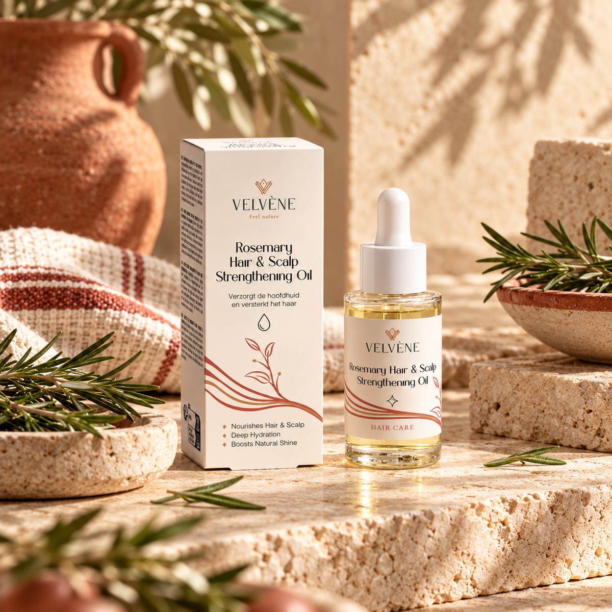 (pre-order) Velvène Rosemary Hair & Scalp Strengthening Oil - 30ml