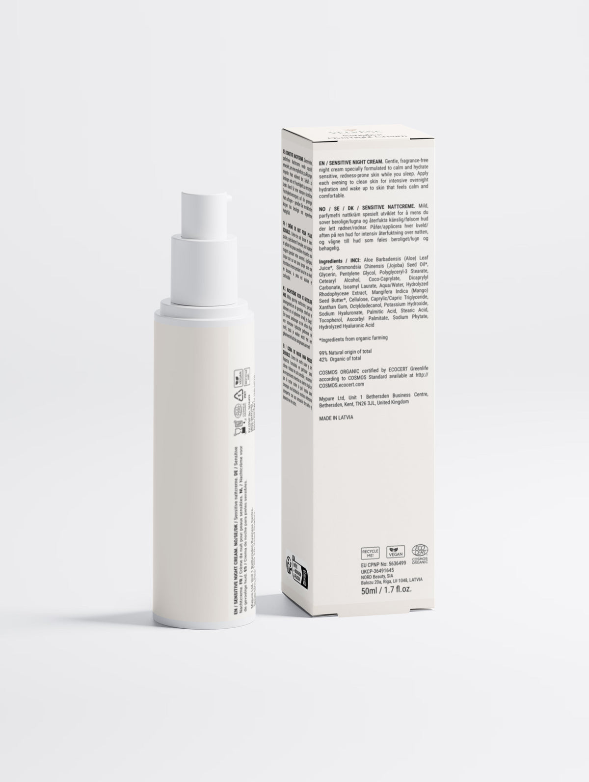 (pre-order) Velvène Sensitive Overnight Cream - 50ml