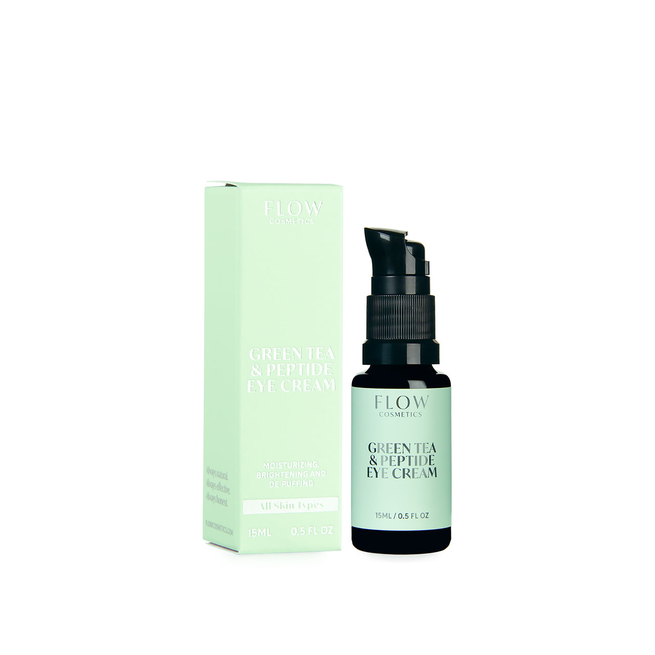 Green Tea & Peptide Eye Cream - Flow Cosmetics - 15ml