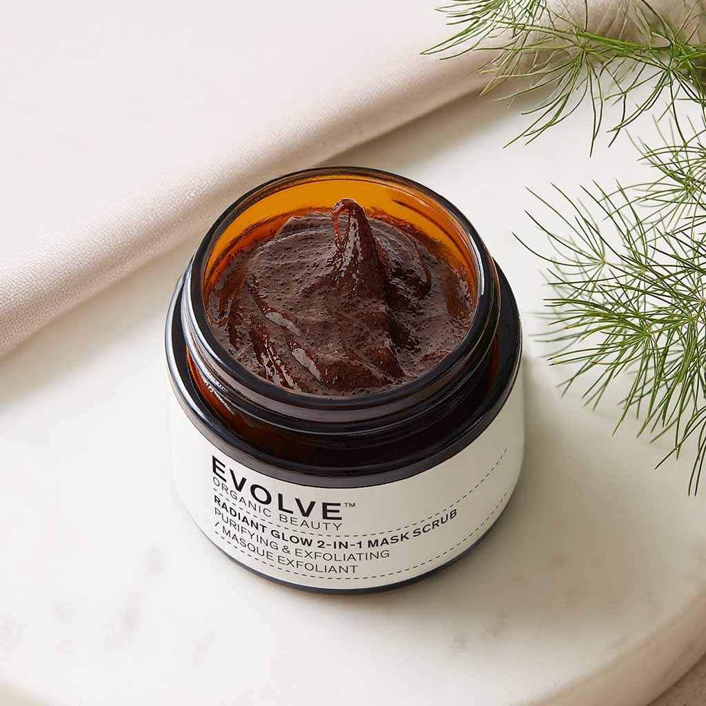 Radiant Glow 2-in-1 mask scrub - Evolve