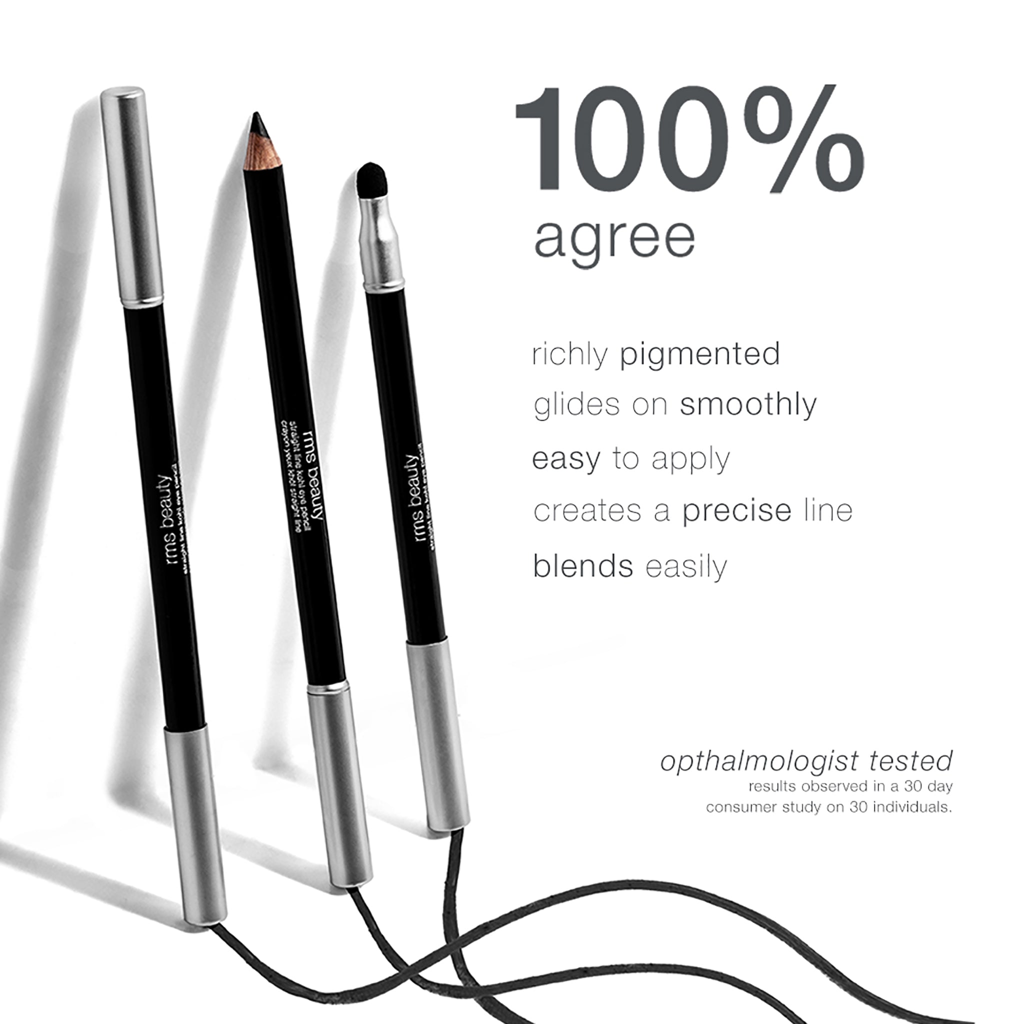 Crayon Yeux Kohl Straight Line avec taille-crayon - RMS BEAUTY