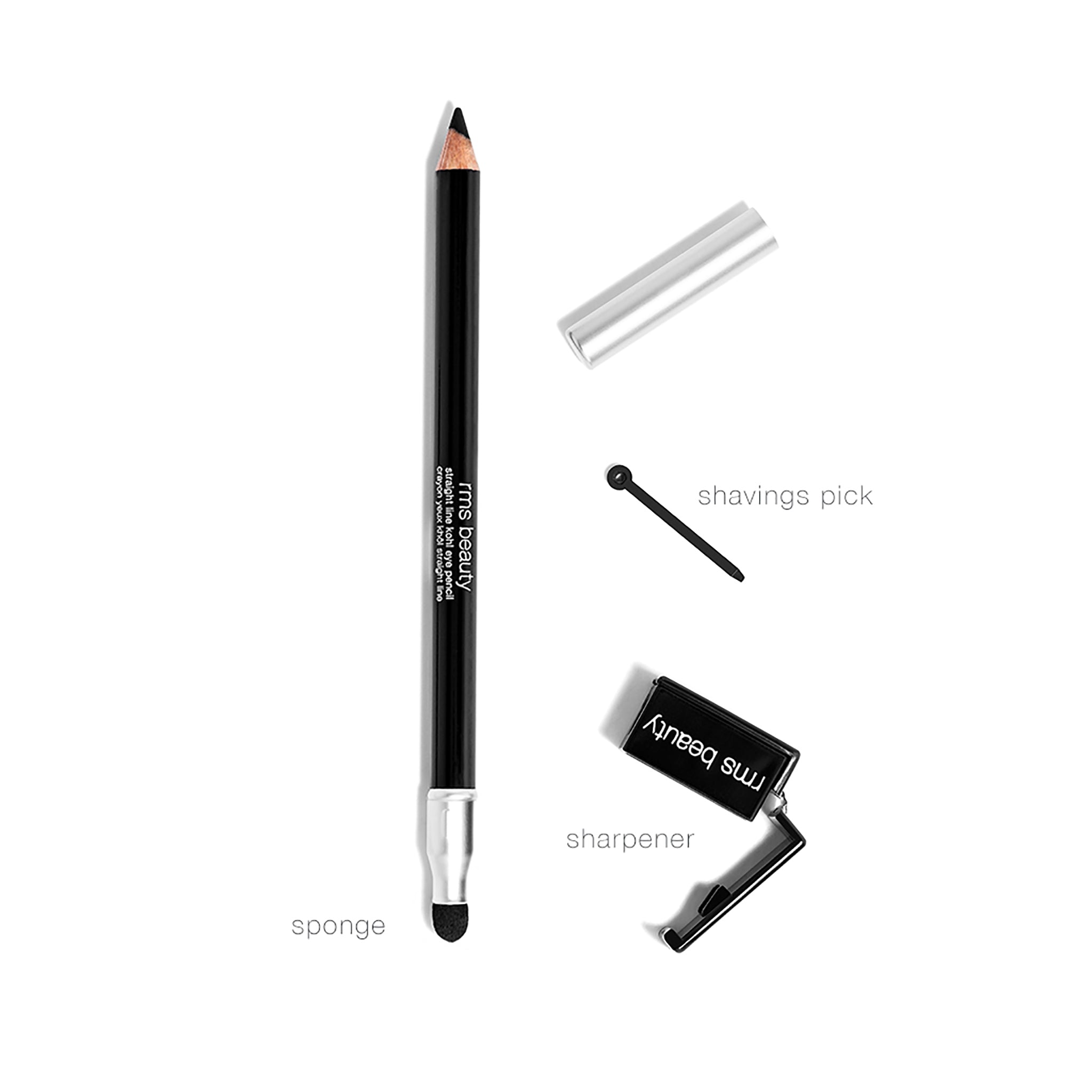 Straight Line Kohl Eye Pencil met slijper - RMS BEAUTY