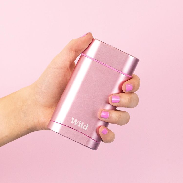 Étui rose + recharge de déodorant Fleur de cerisier - Wild