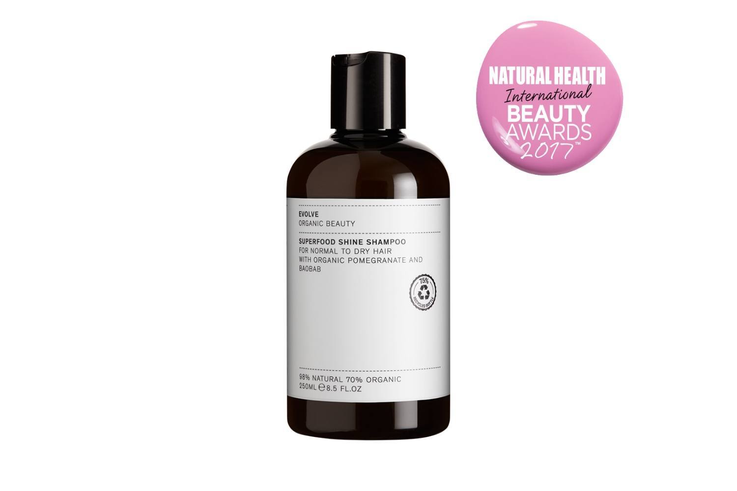 Shampoing brillance Superfood - Evolve - 250 ml