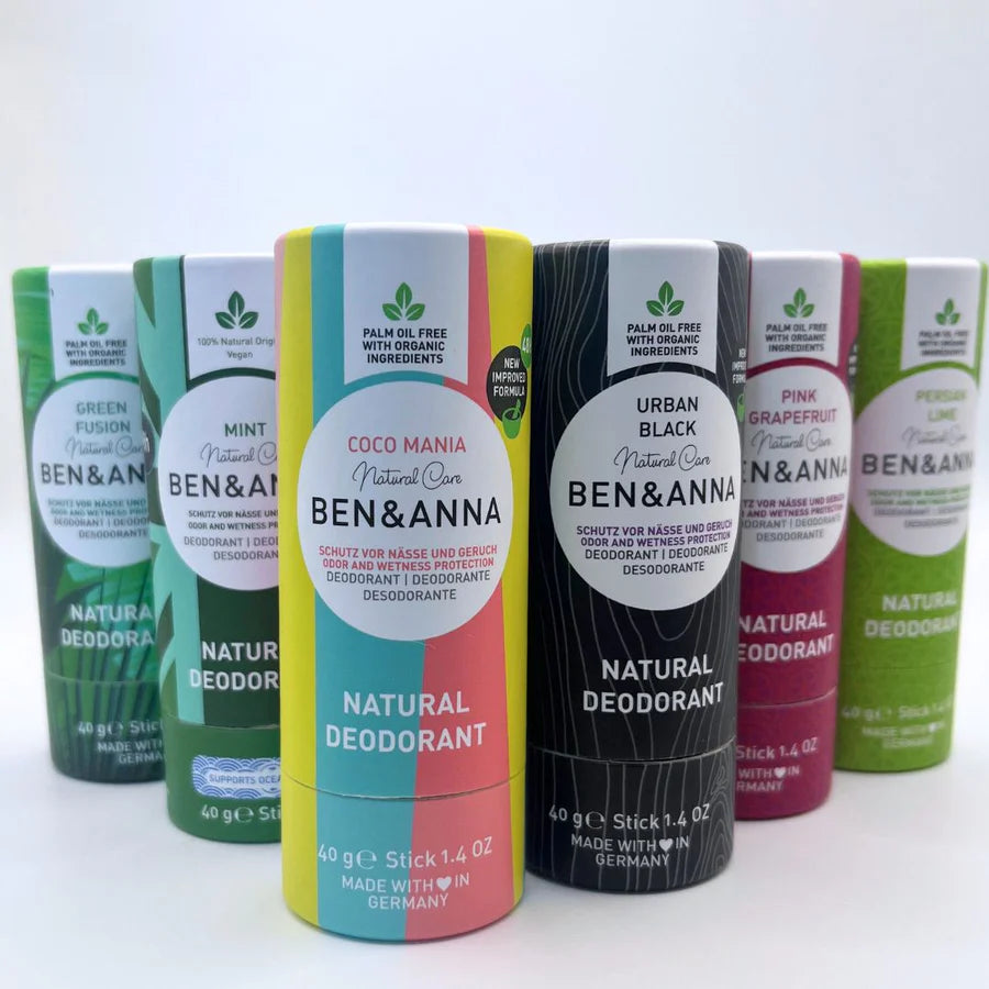 Déodorant tube en papier - 7 parfums | Ben&amp;Anna 