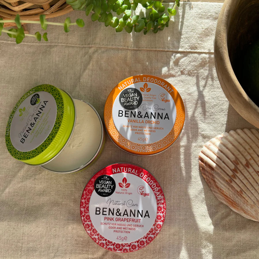 Déodorant crème - 3 parfums | Ben&amp;Anna 45 g 
