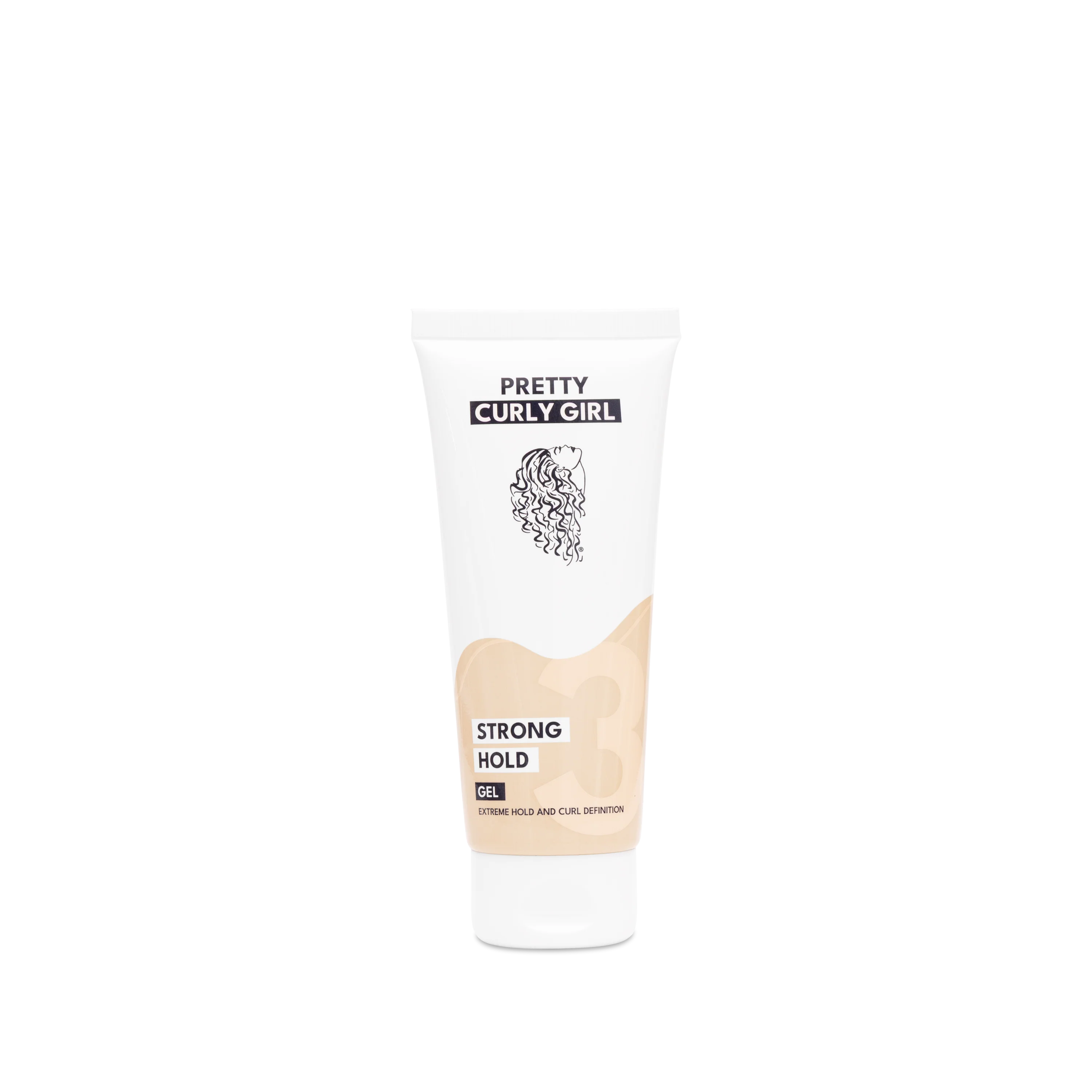 Pretty Curly Girl Strong Hold Gel Travel Size, 100ml